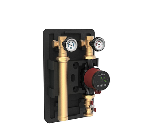 Насосная группа HEATMIX D25 ALPHA2 25-80 180 с прямым контуром Насосная группа HEATMIX D25 ALPHA2 25-80 180